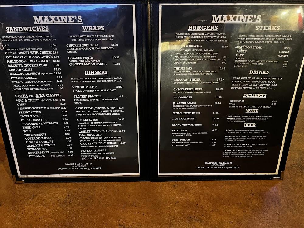 Max's Garage Menu image 1